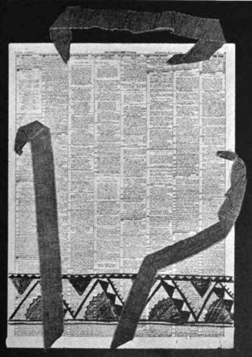 Newspaper apron