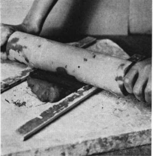 Roll the clay