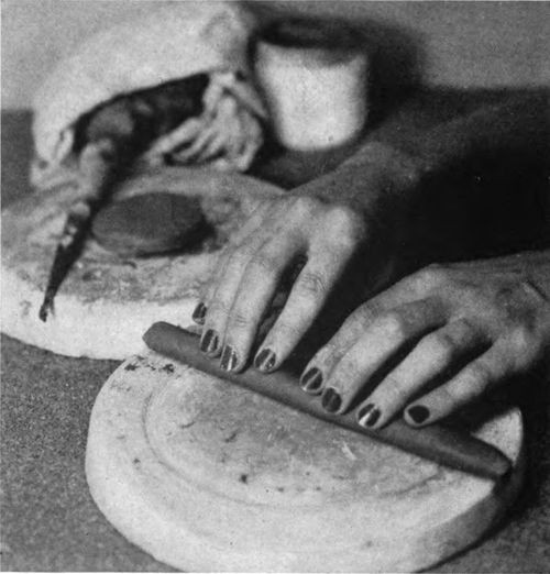 Roll the coil with the fingers