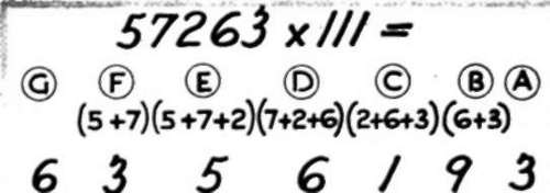 multiply by eight and set off three places