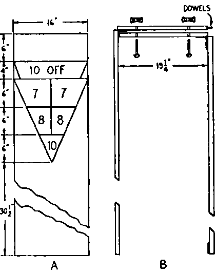 Shuffleboard And Fence