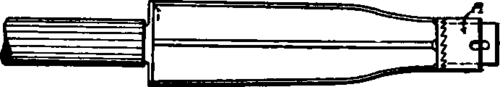 Chambered Reamer for Gun Barrels with Sleeve Shown at A.