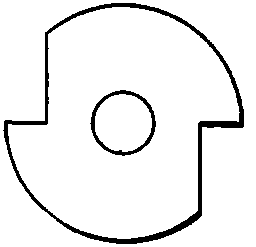 Cutter with Double Cutting Edge.