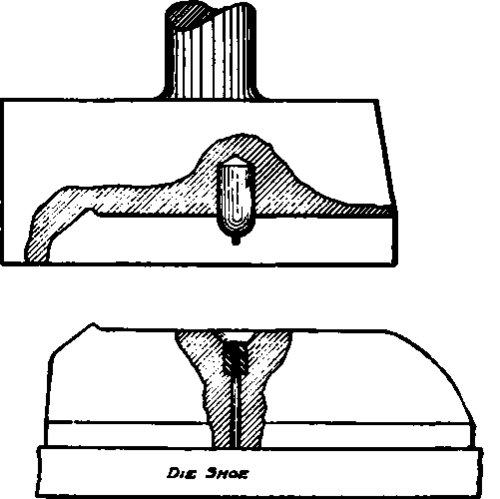 Design of Punch and Die for Piercing Top.