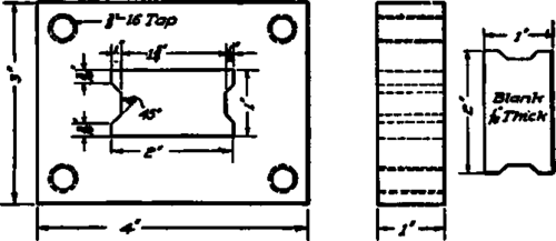 Drawing of Piece to Be Prepared.