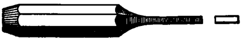 Flat End Hand Broach.