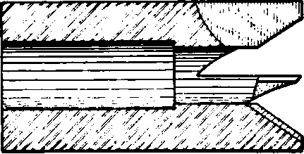 Hollow Mill with V End.