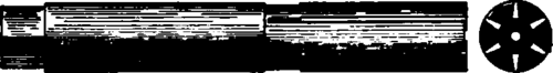 Inserted BIade Reamer with Section Showing Method of Inserting Blades.