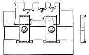 Method of Fastening Gage for Grinding with Thin Wheels.