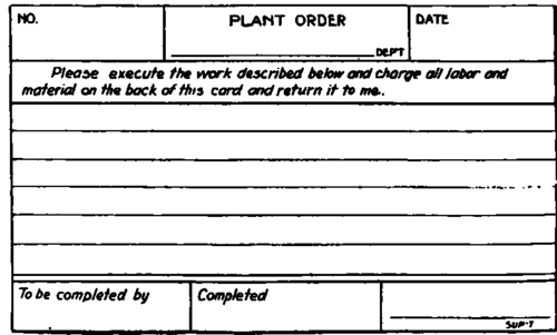Plant Order.