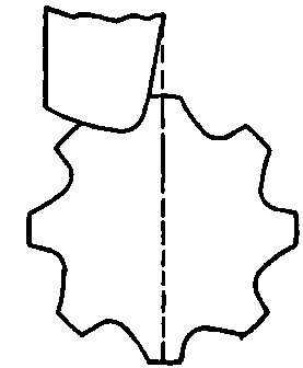 Shape of Cutter for Reamer.