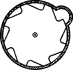 Threading Hole Where Part of Wall ls Cut Away.