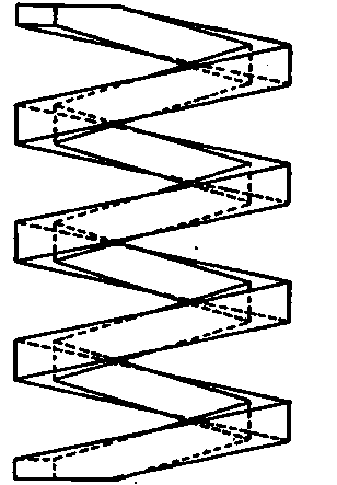 Conventional Drawing for Square Wire Spring.