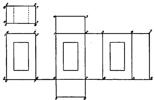 Development of Hollow Rectangular Prism.