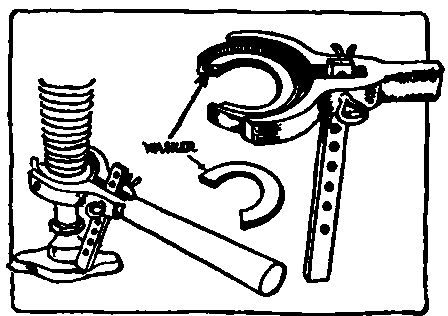 Easily Made Tool for Removing Volvo Spring.