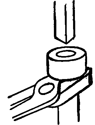 Making Hole in Socket Wrench.