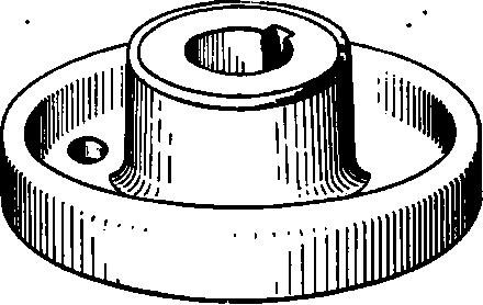 One Half of Complete Flange Coupling.