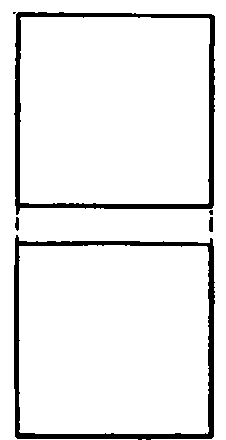 Plan and Elevation of a Cube.