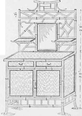Design for Bamboo Cabinet.
