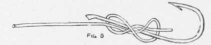 Making up a Fishing Line.