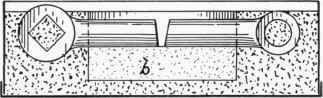 Fig. 267.   Uniting a Broken Casting.
