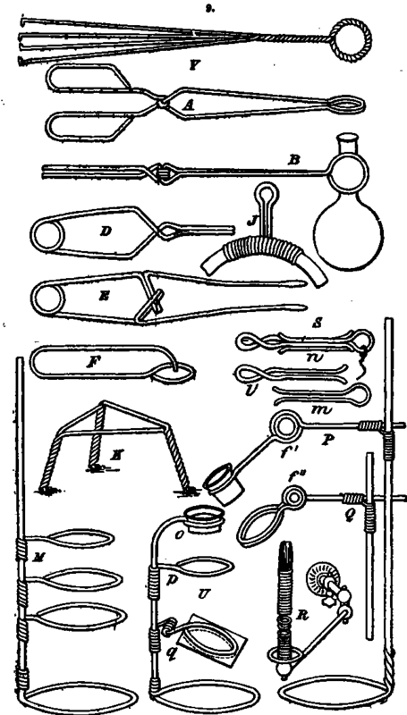Wire apparatus for laboratory use.
