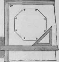 Fig. 193. To Draw a Regular Octagon upon a Given Side.
