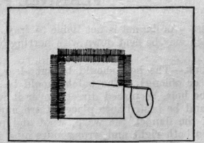 Fig. 37. Darning by Fine Drawing.