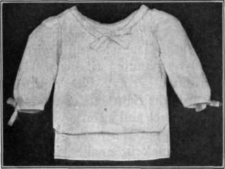 Fig. 60.   Nightdress with sleeves set in, and sleeves and neck finished with bias bands.
