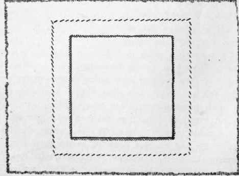 Fig. 26.   A hemmed on patch. Upper or right side.
