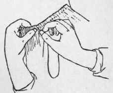 Fig. 40.   Gathers stroked or laid.