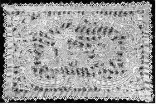 AN EXCEEDINGLY HANDSOME DESIGN IN RHODES EMBROIDERY.
