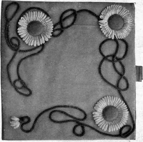 This hand ker chief sachet is made in the same way a s the glove sachet.