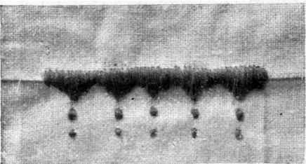 This quite hides the seam, and is most effective.