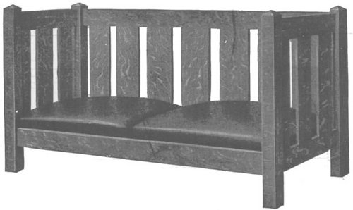 A Complete Two Cushion Settee