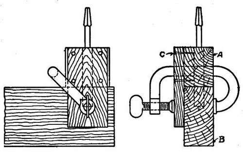 Boring Holes for Tenons