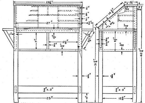 Detail of Writing Desk