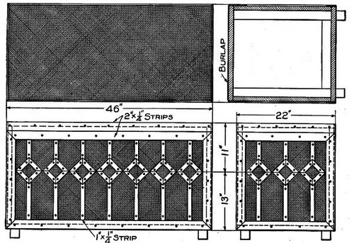 Fig. 2   Design of the Covering Strip Put on Over the Burlap