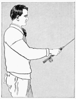 4   The Cast is Finished by Throwing the Line Forward with a Quick Wrist and Forearm Movement