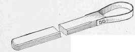 Bucksaw Blade Attached to a Hardwood Handle