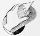 Corner Cleaner Attached to a Scrubbing Brush 25