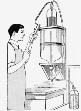 Gas Generator of Large Capacity That will Work Automatically as the Gas is Removed