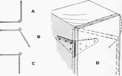 Reversing a Strap Hinge So That When It is Applied Only One Wing will Show