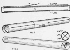 Securing Papers in a Mailing Tube 427