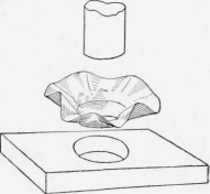 The Former and Method of Using It to Produce a Wrinkled Edge on the Tray