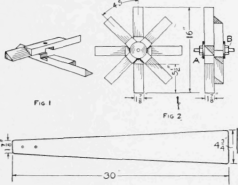 The Hub Consists of Two Parts, Each Having Four Arms for Holding the Blades