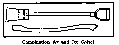Combination Ax and Ice Chisel