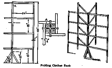 Folding Clothes Rack
