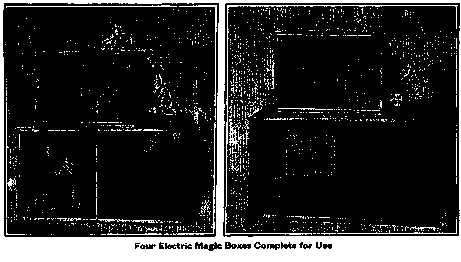 Four Electric Magic Boxes Complete for Use