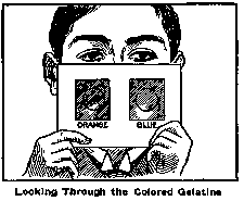 Looking Through the Colored Gelatine